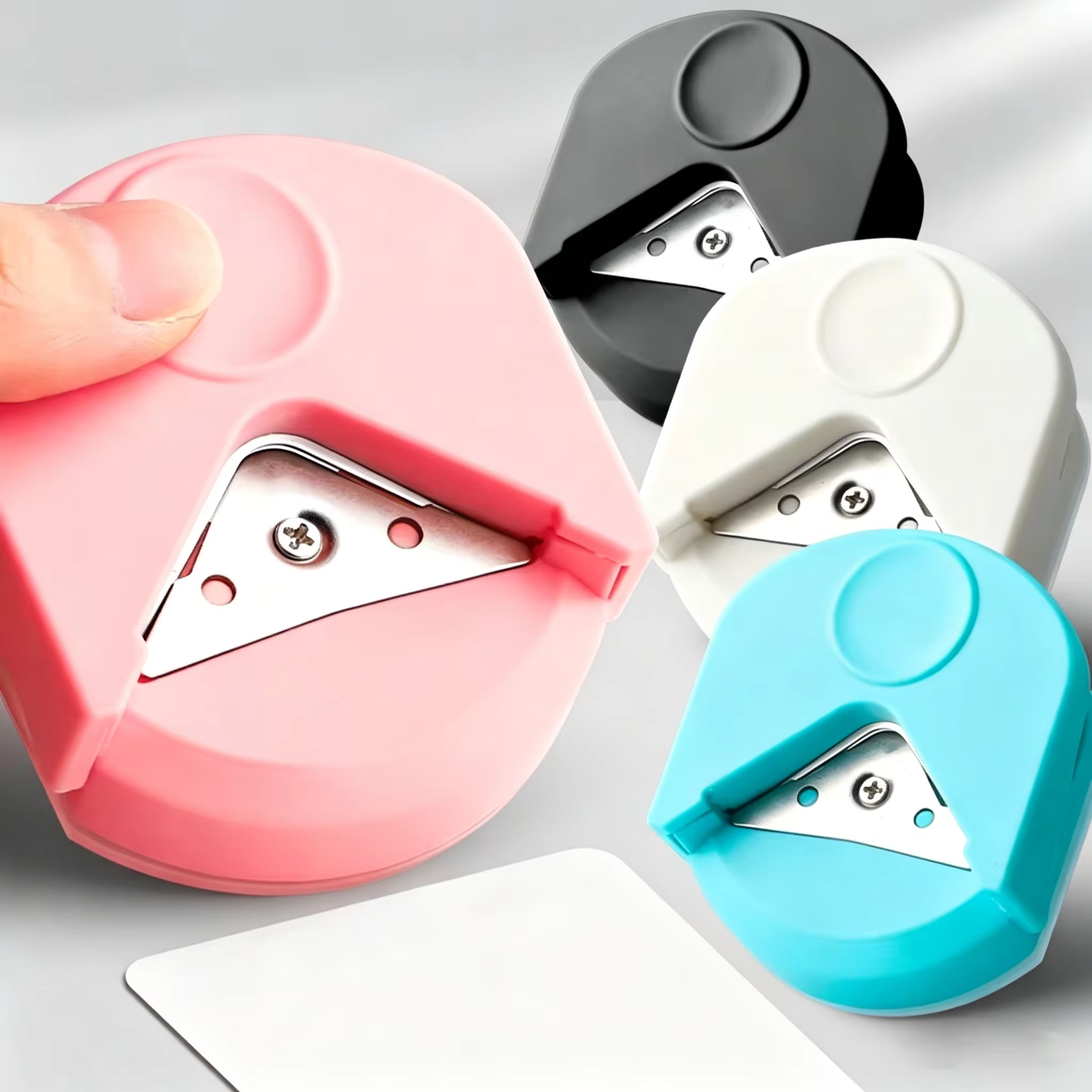 Coupe-coins R4, perforatrice portable pour papier, découpe de cartes et photos, artisanat DIY, scrapbooking, découpeuse de cercles, machine à fabriquer des boutons
