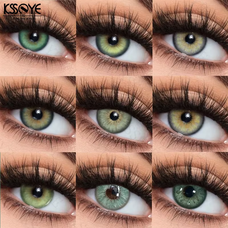KSSEYE 1 paire de lentilles de Contact de couleur naturelle pour les yeux