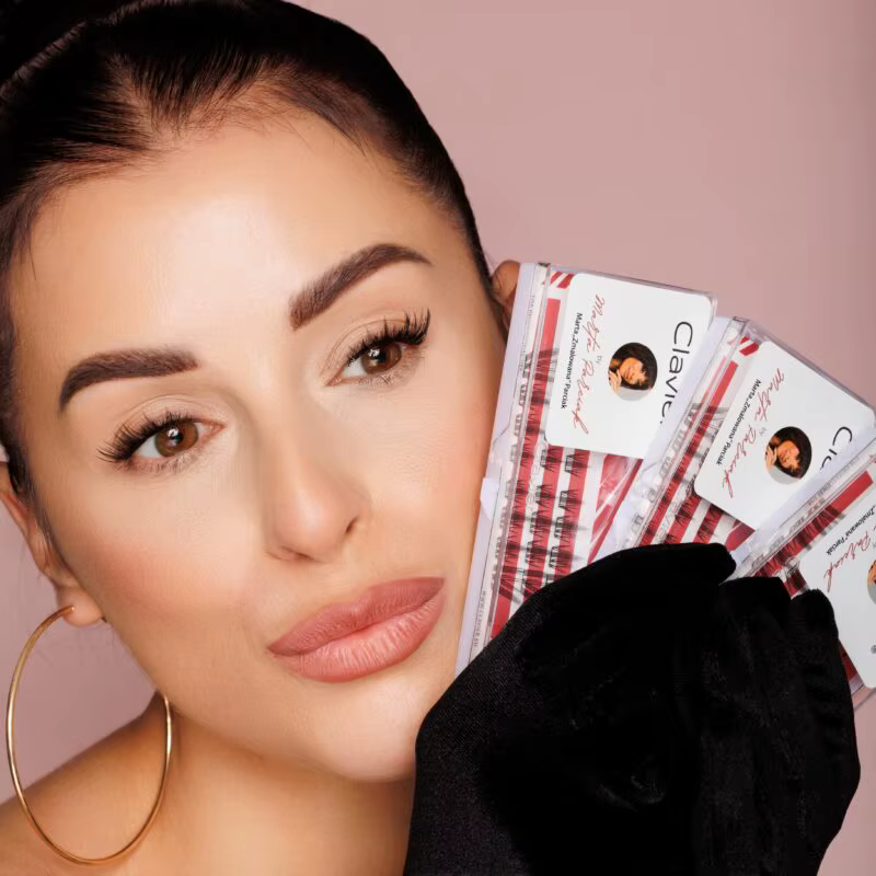 Claveir Nouvelles Cils Foxy Femme Effet Yeux de Renard Faux