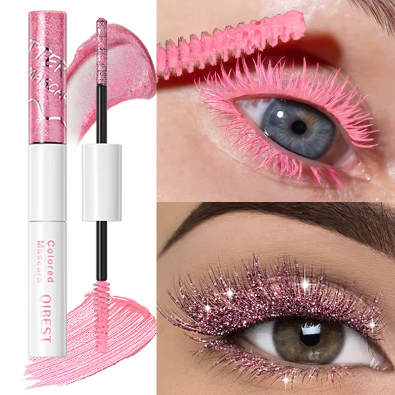 Mascara 2 en 1 rose mat