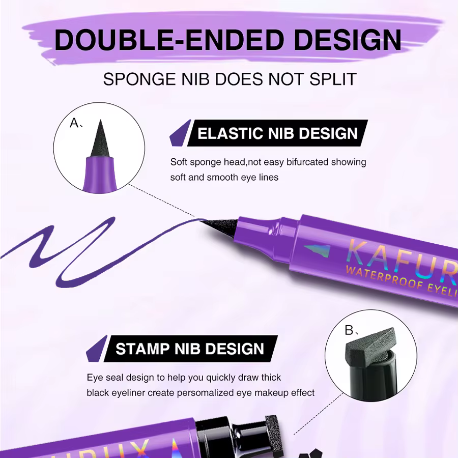 Stylo Eyeliner à tampon scellé 2 en 1