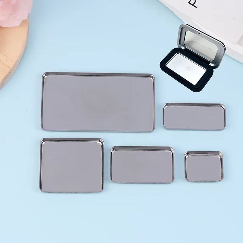 1/2/3/4/6 pièces poêles de fard à paupières vides Palettes de maquillage Palette carrée vide étuis en aluminium casseroles pour poudre