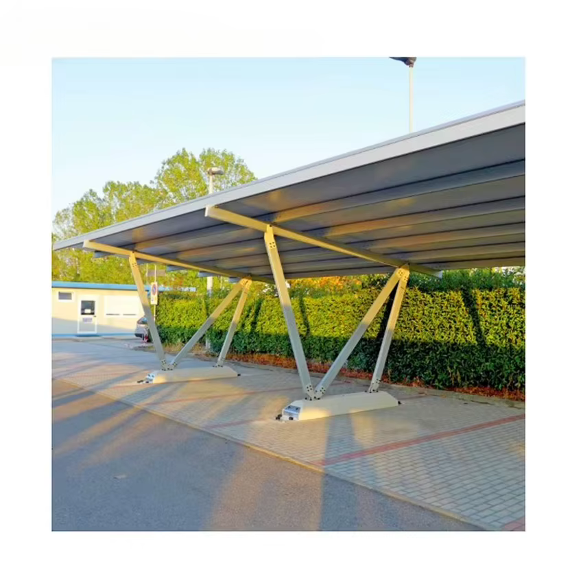 La base de tube en béton Carport est facile à installer