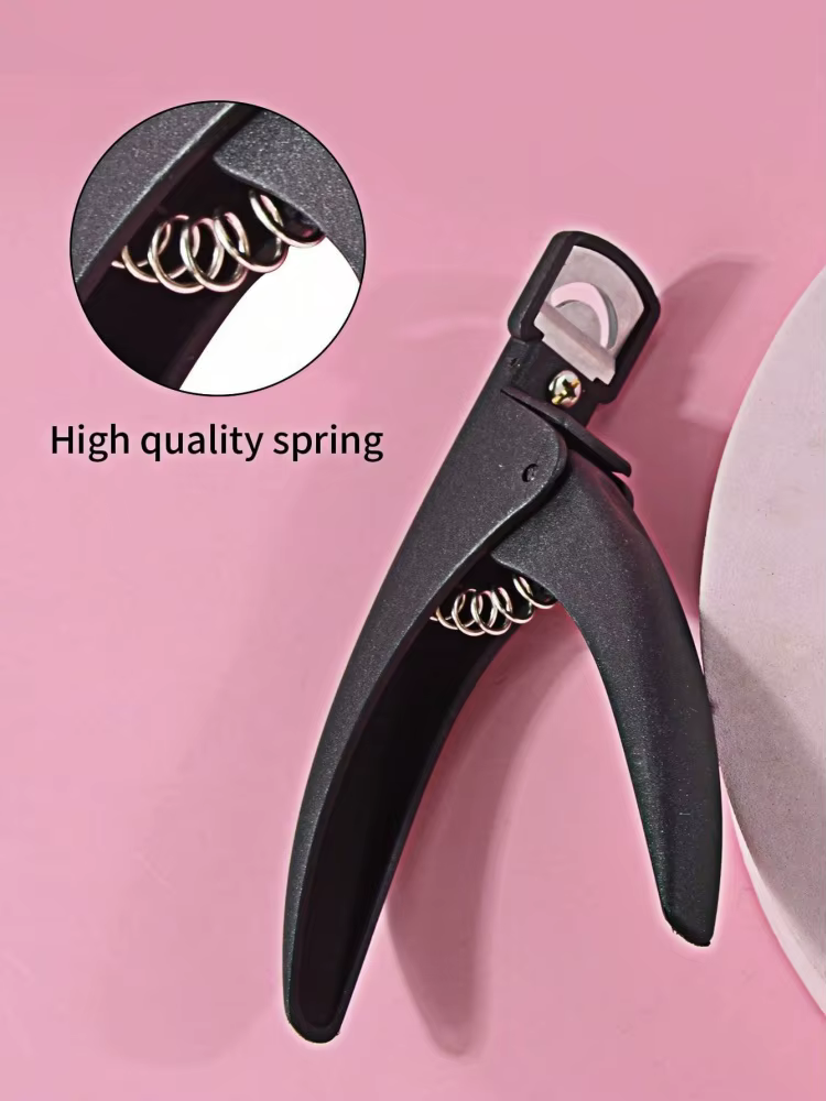 Coupe-ongles professionnels pour faux ongles, pinces à ongles pointues, coupe-ongles en U, coupe-bordures pour faux ongles en acrylique, en acier inoxydable