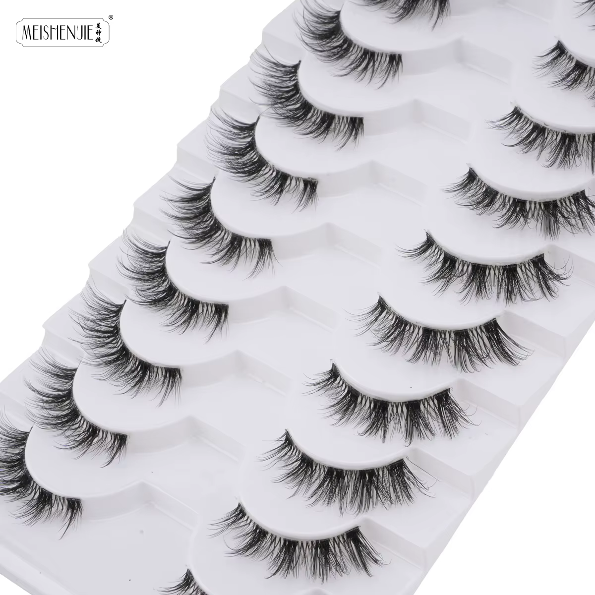 Faux cils 3/6/10 paires demi-cils chat
