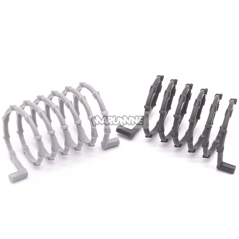 MARUMINE 100 Pièces de fil barbelé pour barricade, pièces MOC, clôture de diorama militaire, barrière, base de soldats, briques DIY, jouet éducatif pour enfants