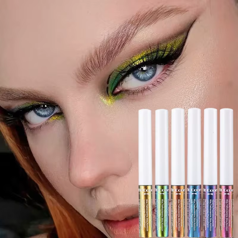 Caméléons Eyeliner liquide perle brillant métallique fard à paupières Liner Multi Chrome couleur Aurora maquillage des yeux paillettes Pigment