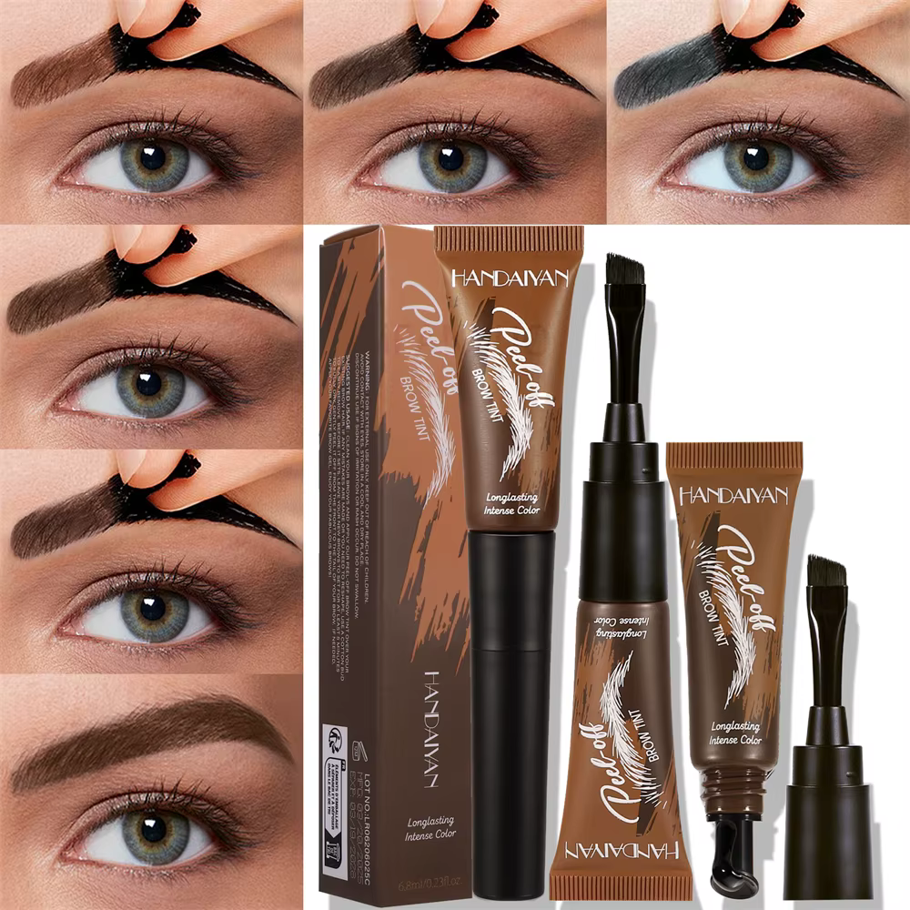 Teinture Semi-Permanente pour Sourcils Effet Tatouage