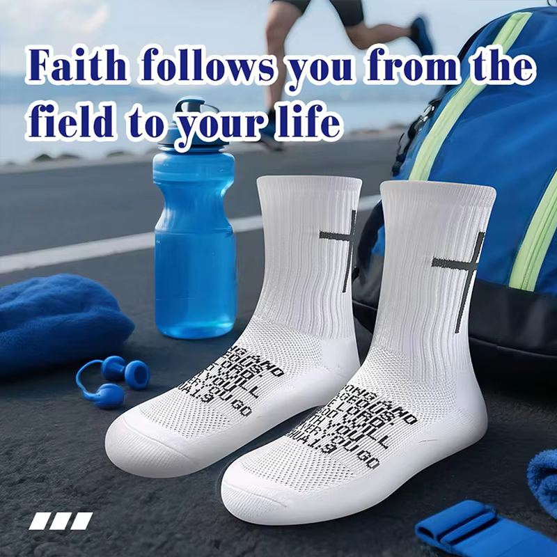 Chaussettes de sport de football à séchage rapide, absorbant la transpiration, antidérapantes, mi-mollet, respirantes, avec fond en tissu éponge épais, pour l'équitation, le tennis et l'entraînement