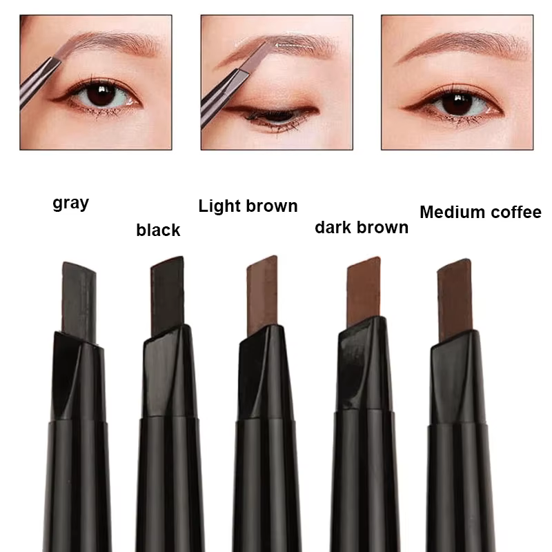 Crayon à sourcils imperméable à Double tête extrêmement fin
