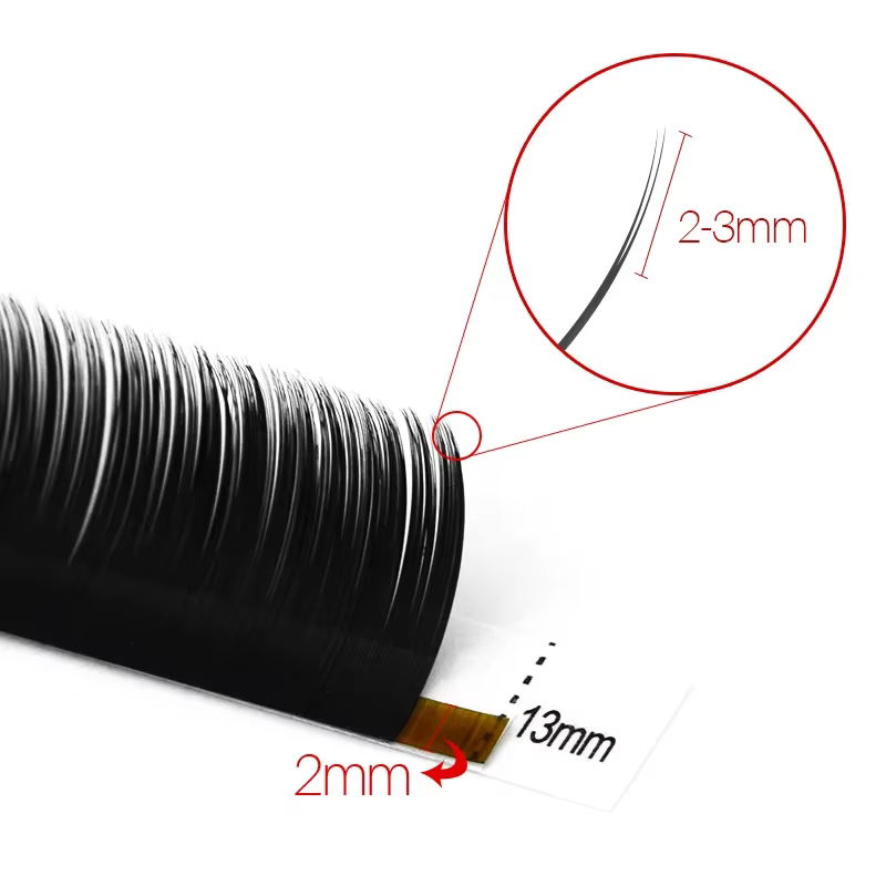 H & L DESDE 1990 cils Ellipse plats Maquiagem pointes fendues Extension