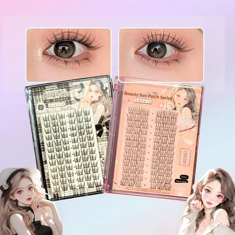 Faux cils demi-naturels