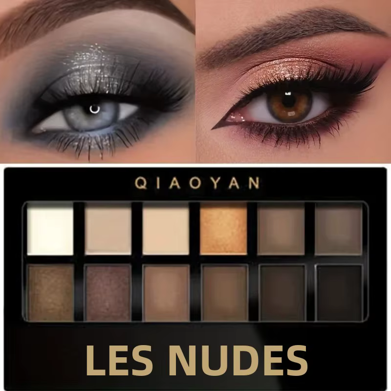 Palette de fards à paupières professionnels