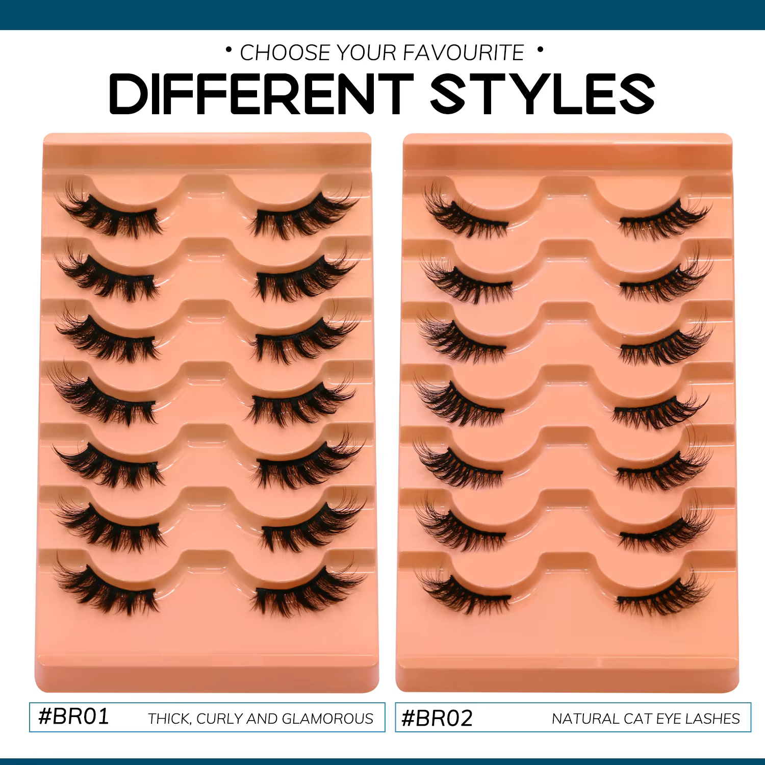 VELTRINAY Demi-cils Faux cils yeux de biches