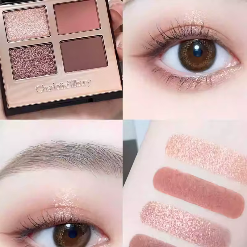 Charlotte Tilbury CT Highlight Shadow Palette de fards à paupières quatre couleurs et neuf