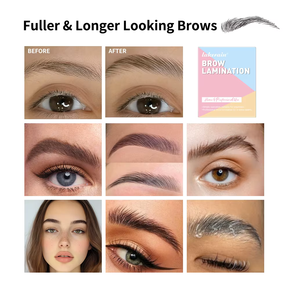 Kit de stratification des sourcils à la maison