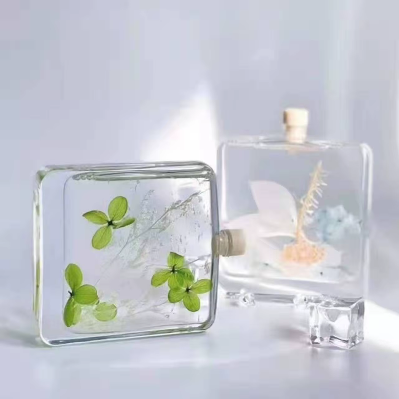 Aixiangru Bar bouteilles amères colonne romaine aromathérapie distributeur d'huile d'olive bouteille en verre accessoires de cuisine bouteille d'huile 40ML