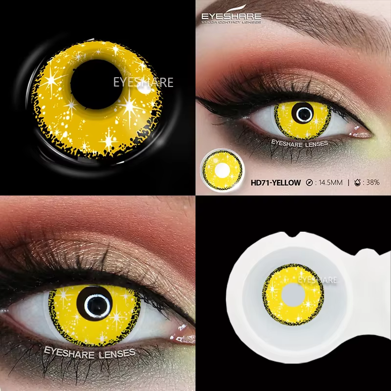 Lentilles de Contact Colorées pour Halloween