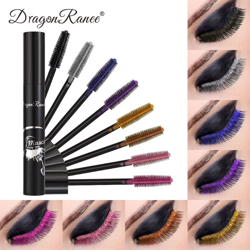 Mascara coloré imperméable à l'eau