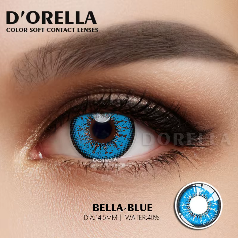 D'ORELLA-Lentilles de Contact Colorées pour les Yeux