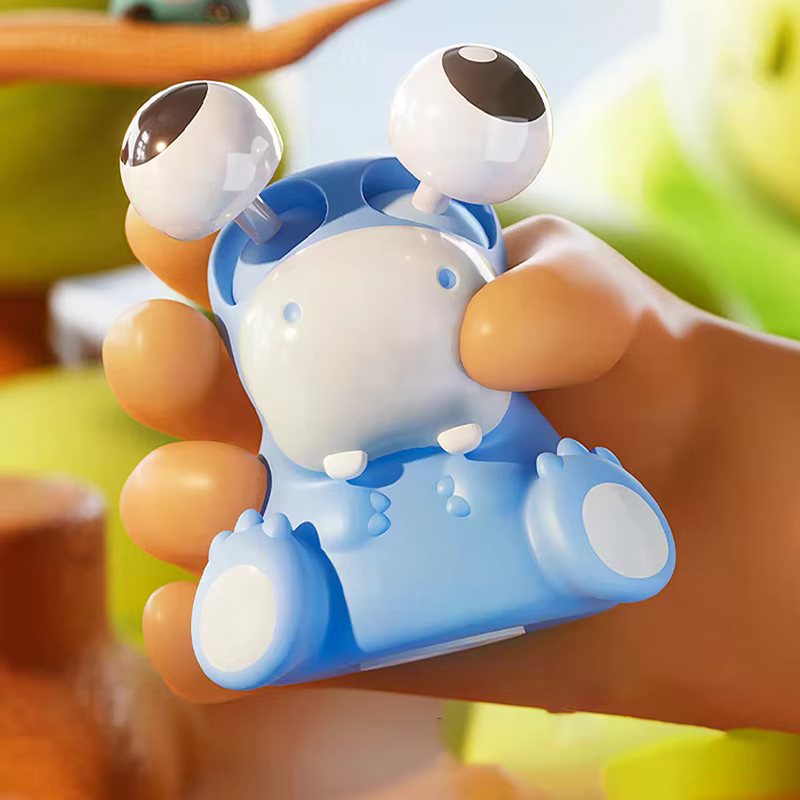 Jouets sensoriels animaux de dessin animé à presser, nouveauté amusante, jouet anti-stress et anti-anxiété, œil rebondissant, cadeaux pour enfants et adultes