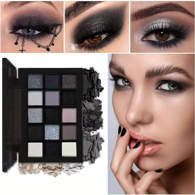Palette de fards à paupières noirs Smokey