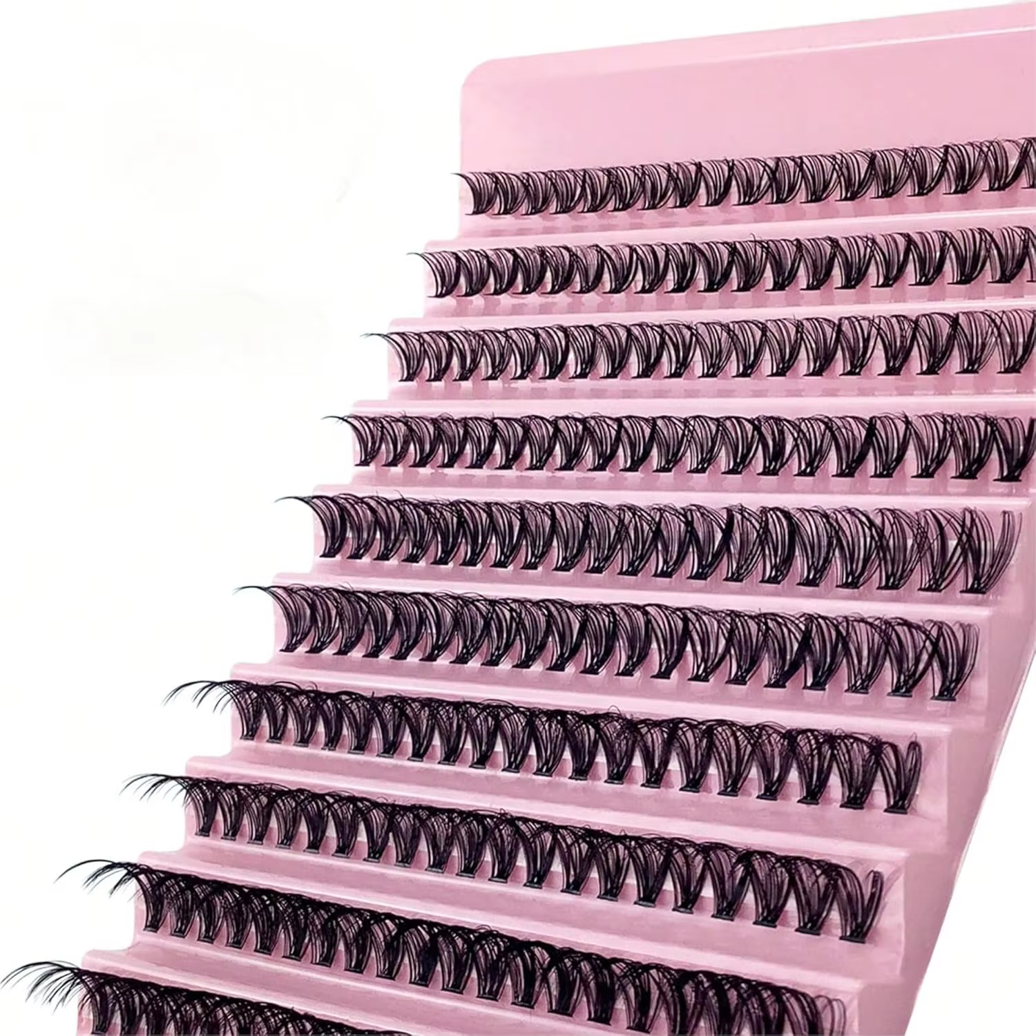 Vente chaude! Faux cils européens et américains super denses à 200 grappes - Restock pour un usage naturel et confortable