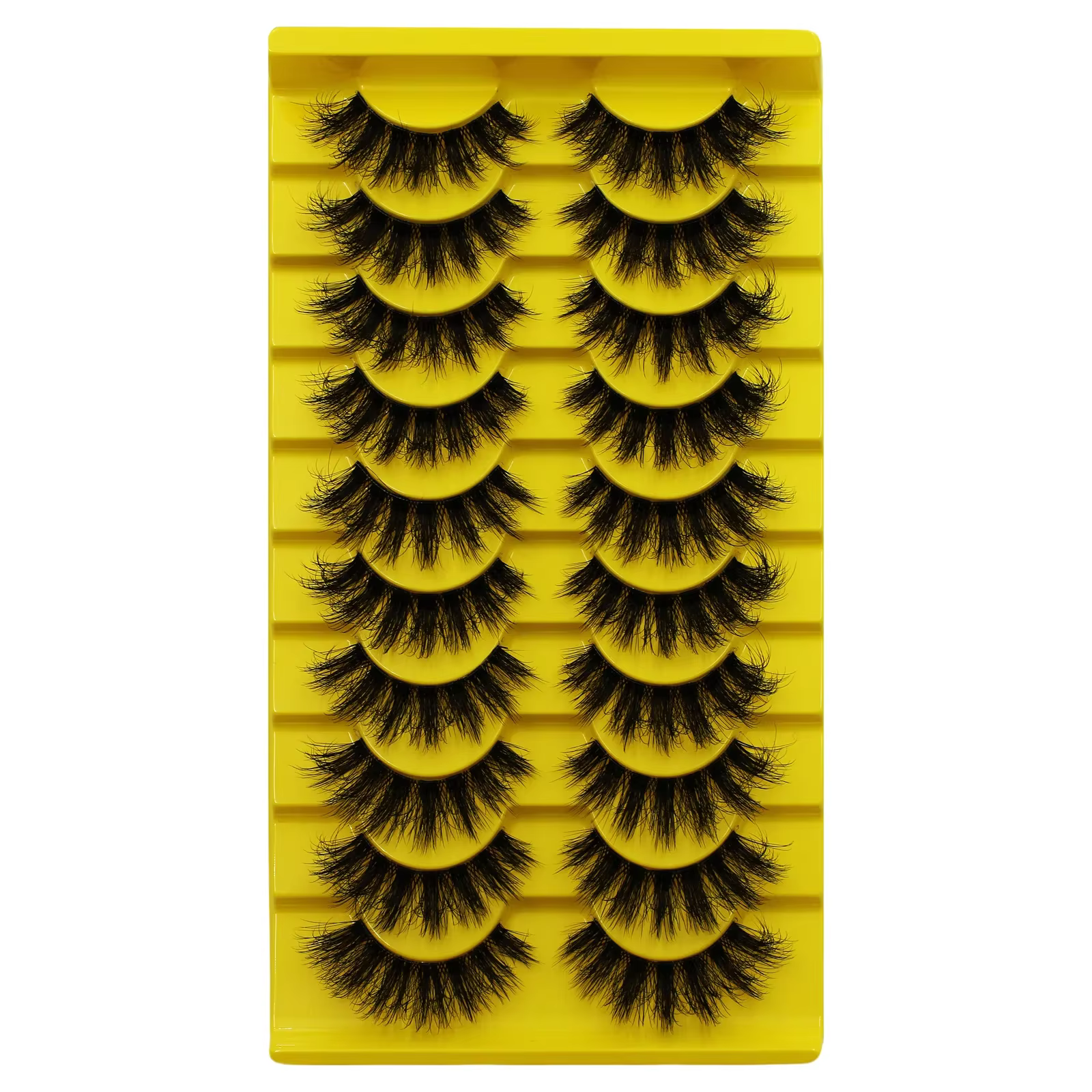 10 paires de faux cils russes moelleux 3D
