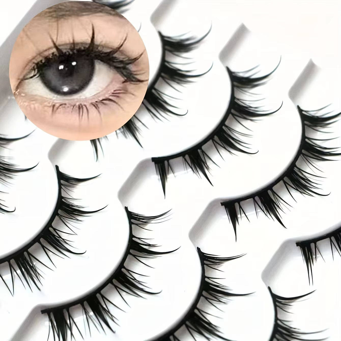 Faux cils inspirés de l'anime