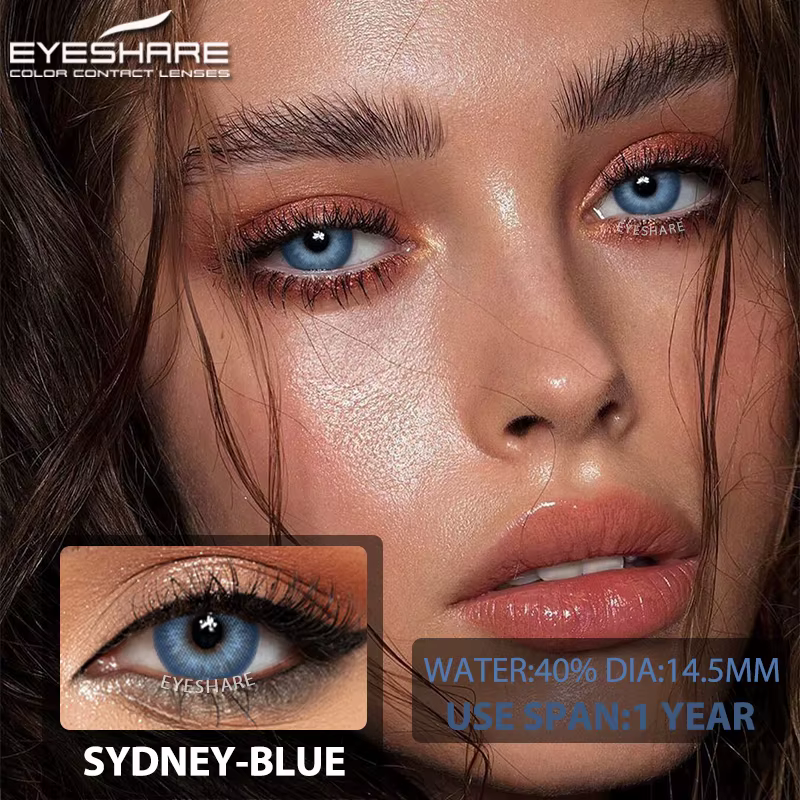 EYESHARE 1 paire d'élèves colorées pour les yeux Contacts