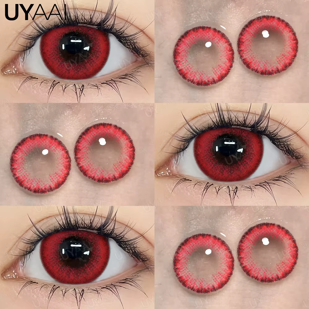UYAAI Halloween Cosplay lentilles de Contact de couleur lentille