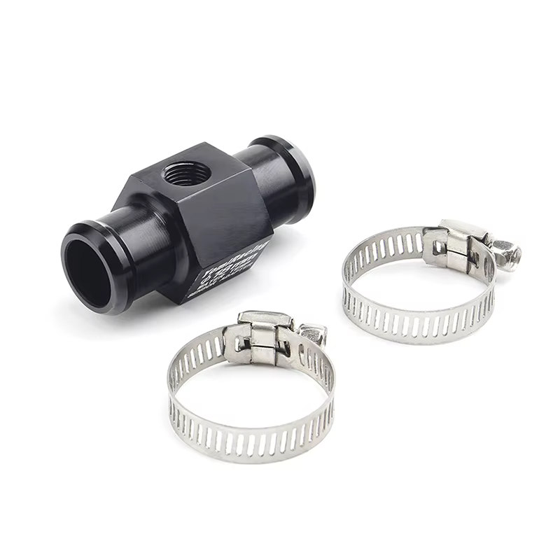Capteur de température d'eau noir pour radiateur, connecteur de tuyau de température d'eau 16MM 18MM 20MM 22MM, adaptateur de tuyau