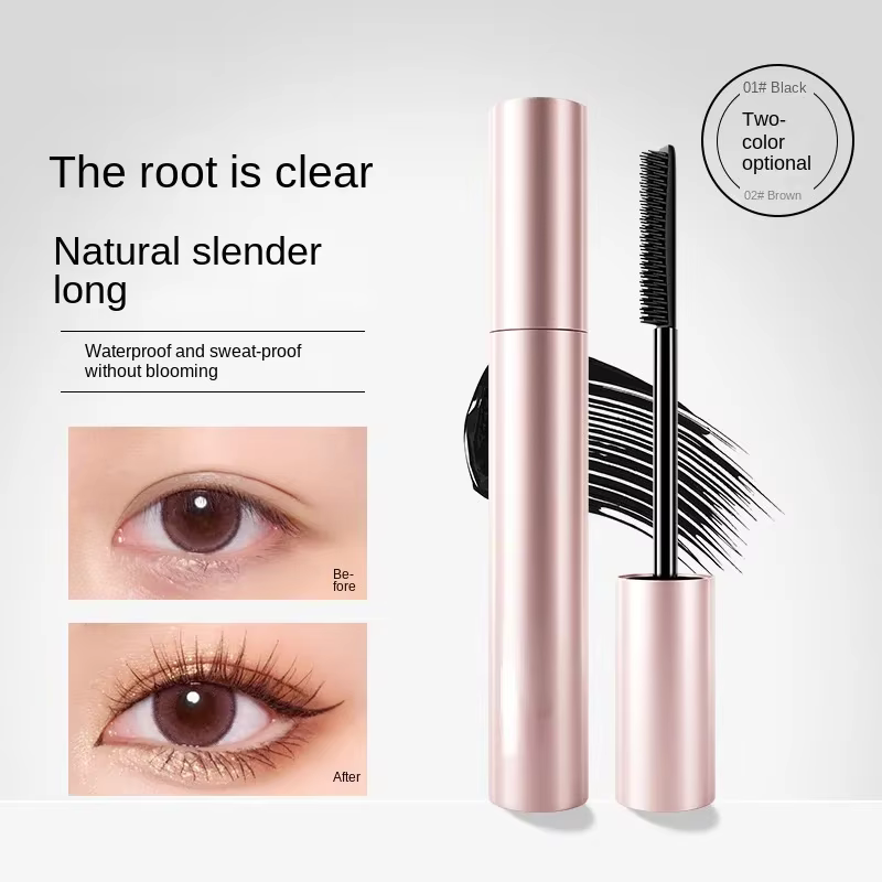 Mascara noir waterproof longue durée