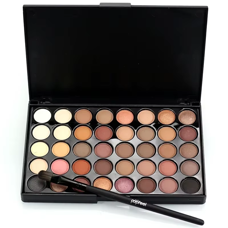 40 couleurs mat fard à paupières Palette maquillage terre