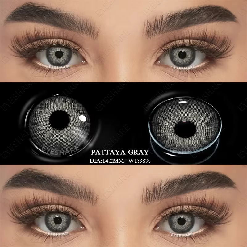 Lentilles de contact colorées pour myopie avec dioptries