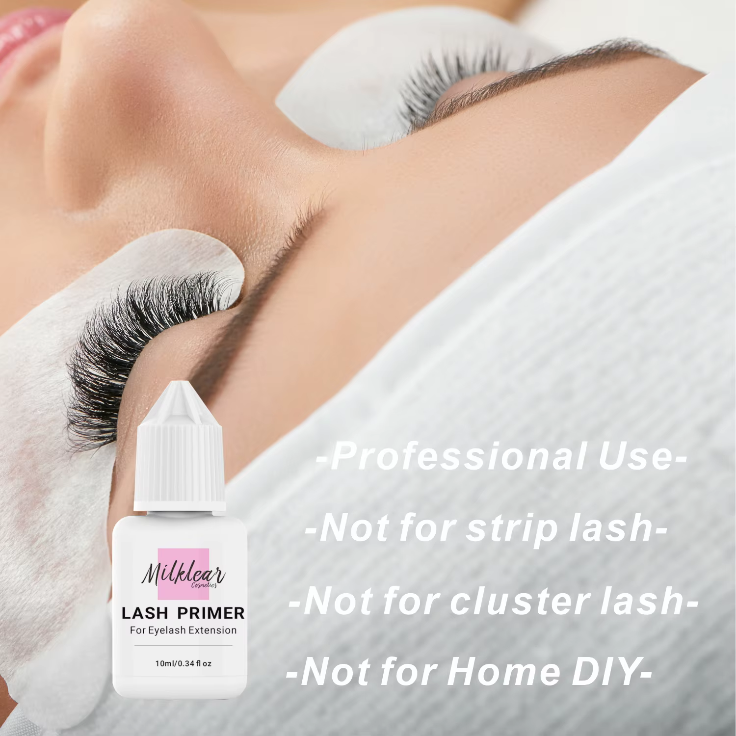 Apprêt de colle pour Extensions de cils