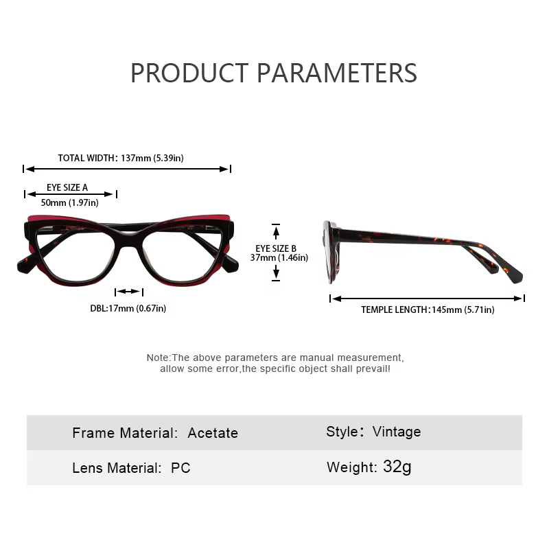 Lunettes œil de chat classiques en coquille de tortue pour femmes