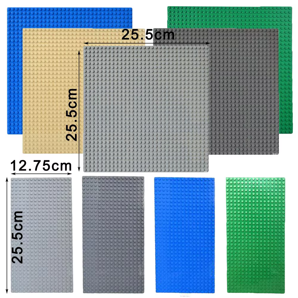 25.5*25.5 cm 32x32 plaque de base blocs de construction classiques plaque de base blocs de construction enfants briques jouet
