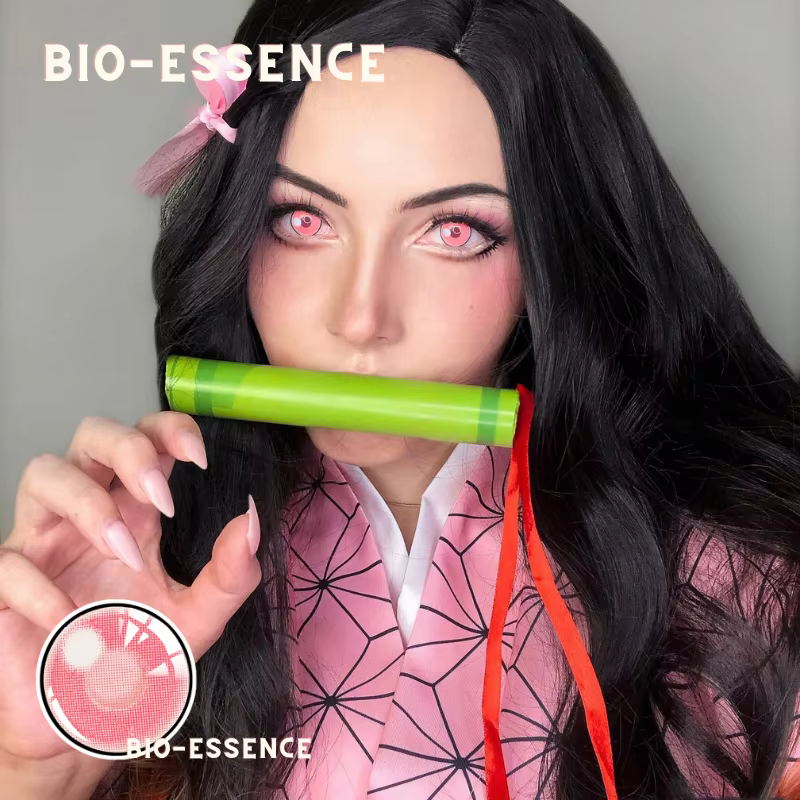 Bio-essence Cosplay lentilles de Contact de couleur pour les yeux accessoires d'anime