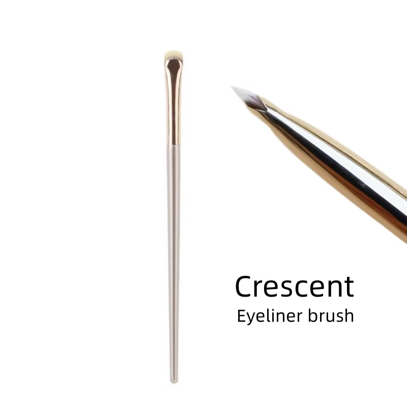 Pinceau eye-liner demi-rond pour contour des yeux accessoire de maquillage