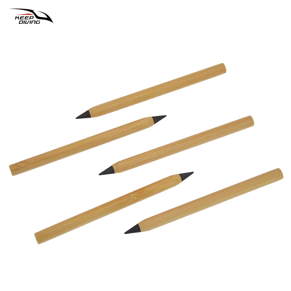 1 pièce Bloc-notes d'écriture sous-marine, Crayon éternel créatif en bois durable sans encre, Crayon d'écriture infini portable
