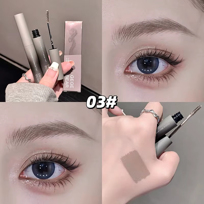 Rehausseur de teinture de sourcils rose brumeux