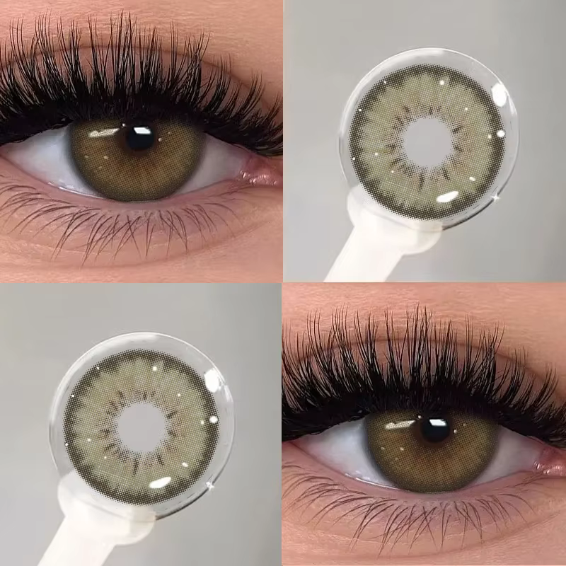 KSSEYE 1 paire de lentilles de Contact de couleur naturelle Cleopatra série 2.0 pour les yeux