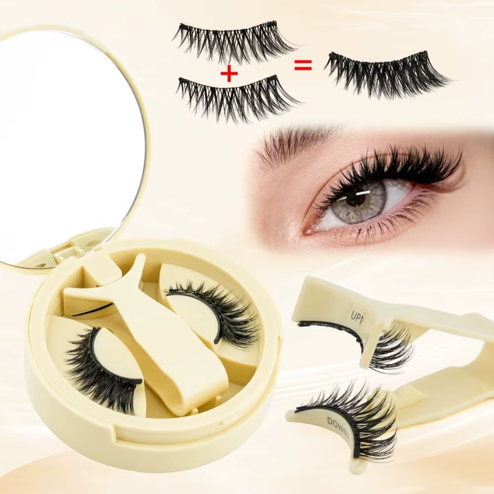 Faux cils magnétiques avec aimants