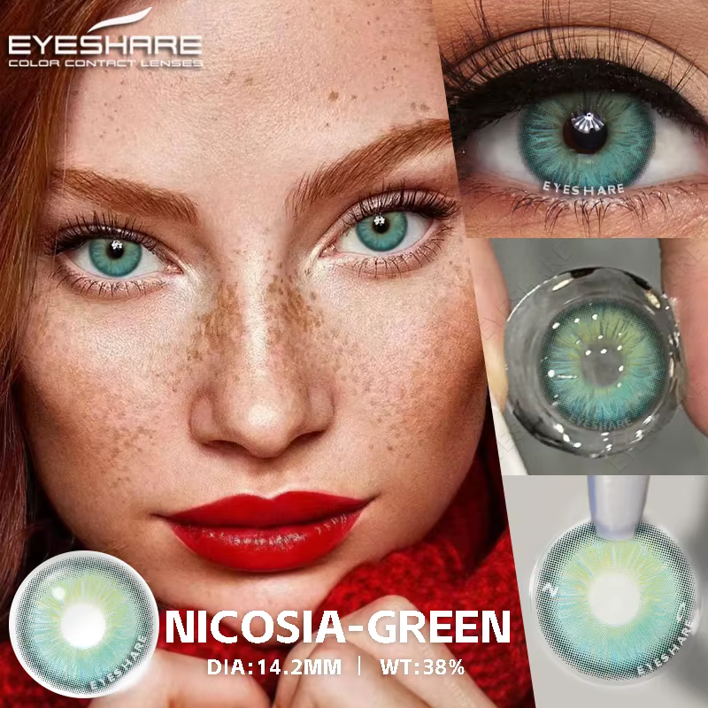 EYESHARE lentilles de contact mode yeux bleus