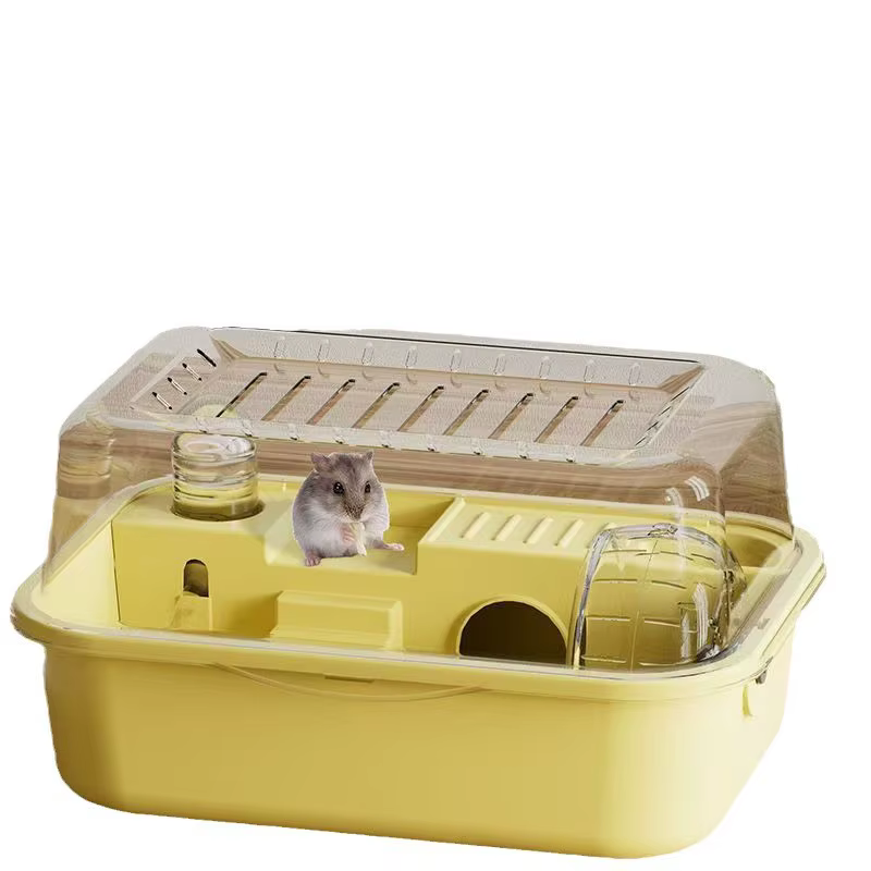 Cage à Hamster anti-mastication, grands accessoires pour Hamster, Cages et habitats, dessus ouvrable avec feuilles acryliques solides construites