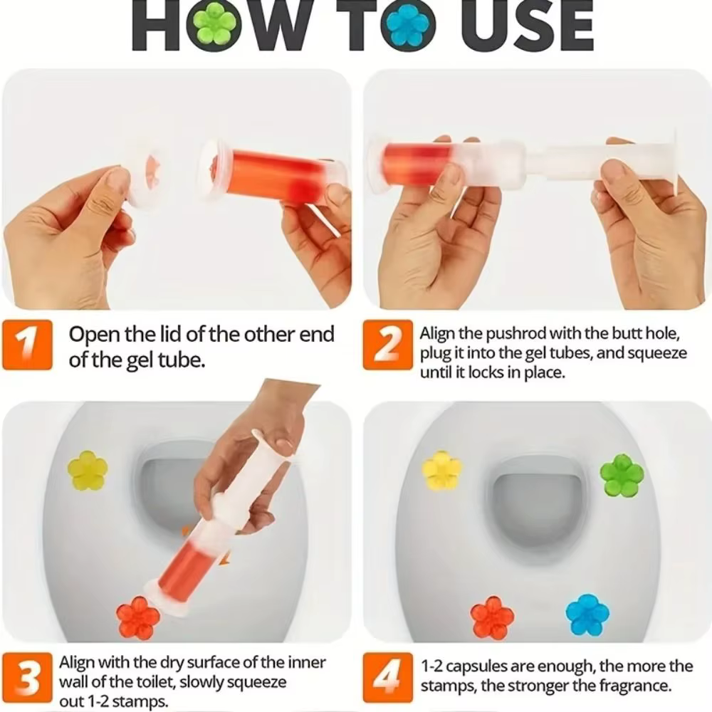 Nettoyant pour toilettes en gel à l'arôme de fleurs 2024, détergent à aiguilles, détergent pour nettoyer les toilettes, désodorisant, élimine les odeurs, outils pour la salle de bain à domicile