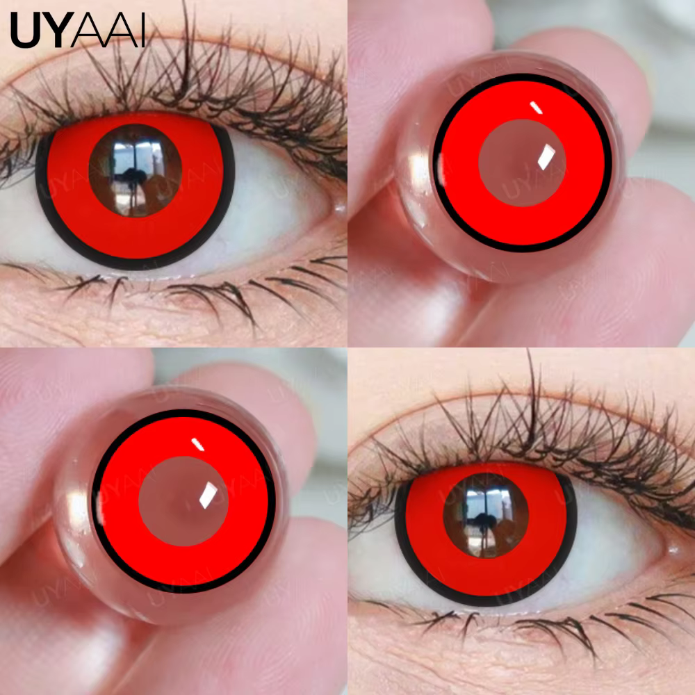 UYAAI lentilles de contact couleur Vampire pour Halloween Cosplay