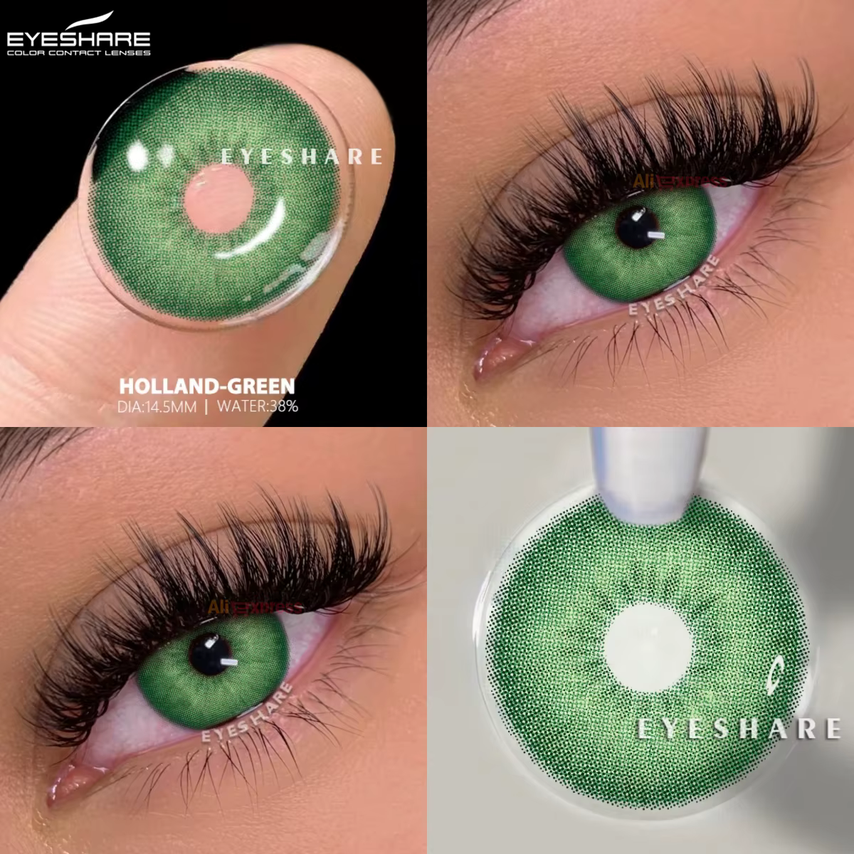 EYESHARE 1 paire de lentilles de Contact de couleur pour les yeux