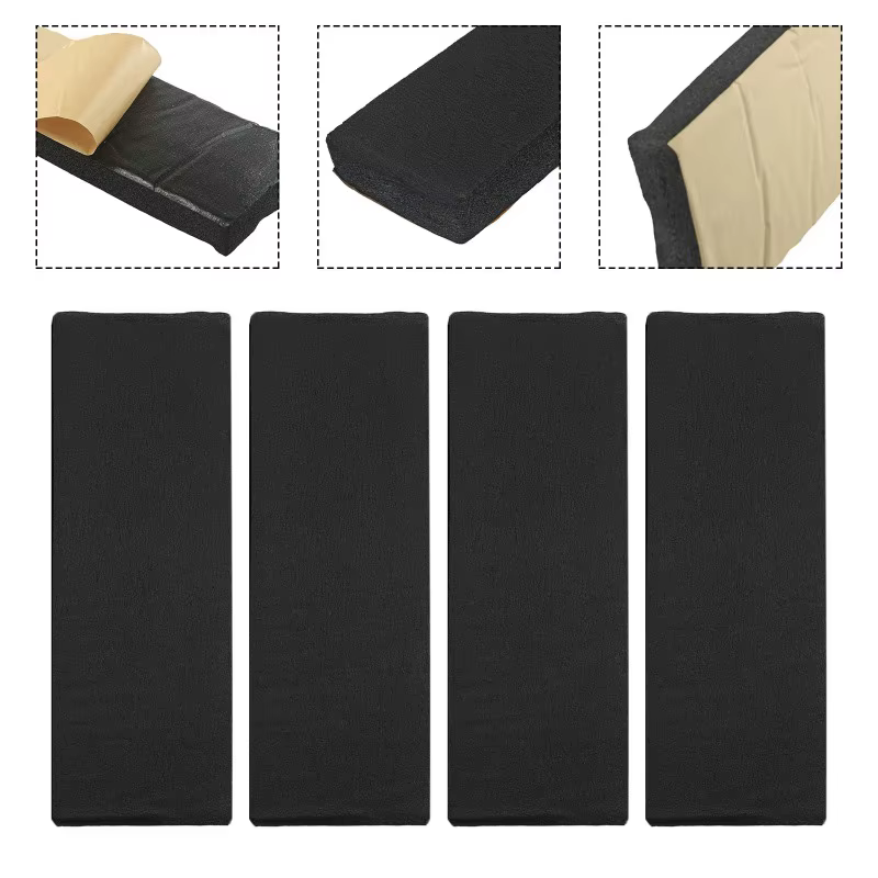 Lot de 4 protections murales pour garage, pare-chocs de porte de voiture, protection d'angle de mur, auto-adhésives, résistantes aux rayures et aux dommages